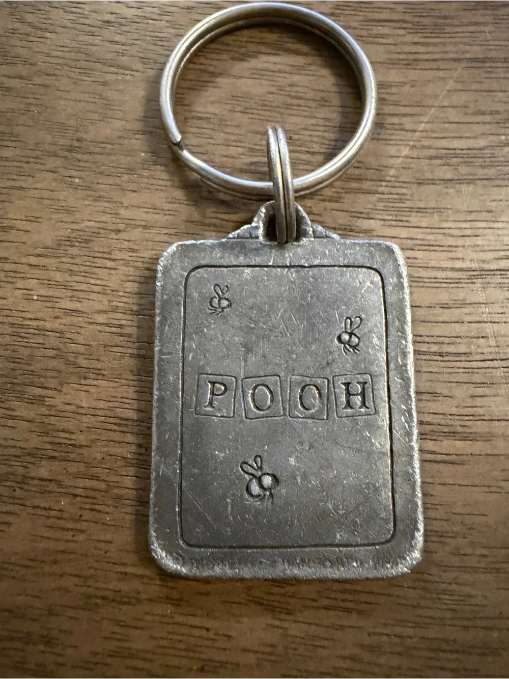 Winnie The Pooh Danforth Vintage Pewter Key Chain